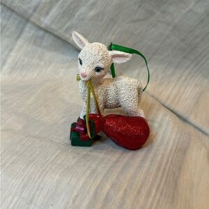 Danbury Mint Lamb Baby Animal Christmas Ornament Hangtag